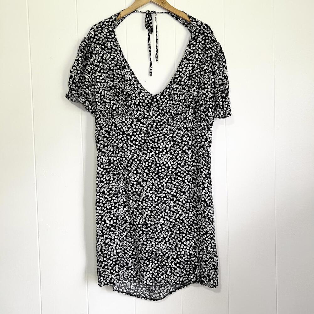 Shein Curve Floral Sakura Cherry Blossom Plus Size Mini Dress Women’s 4XL
